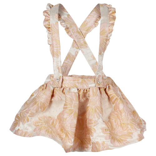 Marhuľov&aacute; sl&aacute;vnostn&aacute; suknička na traky EN*FANT